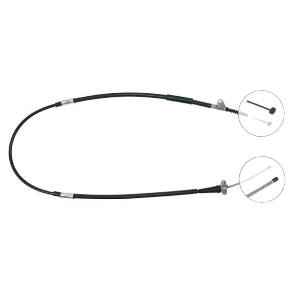 Seilzug Feststellbremse 1.727 mm Trommelbremse A.B.S. für u.a. TOYOTA CARINA