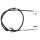 Parking brake cable 2.010 mm A.B.S. for e.g. MITSUBISHI PAJERO