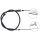 Parking brake cable 1,266 mm A.B.S. for IVECO DAILY and others