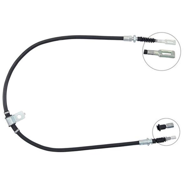 Parking brake cable no rolling 985 mm A.B.S. for NISSAN CABSTAR