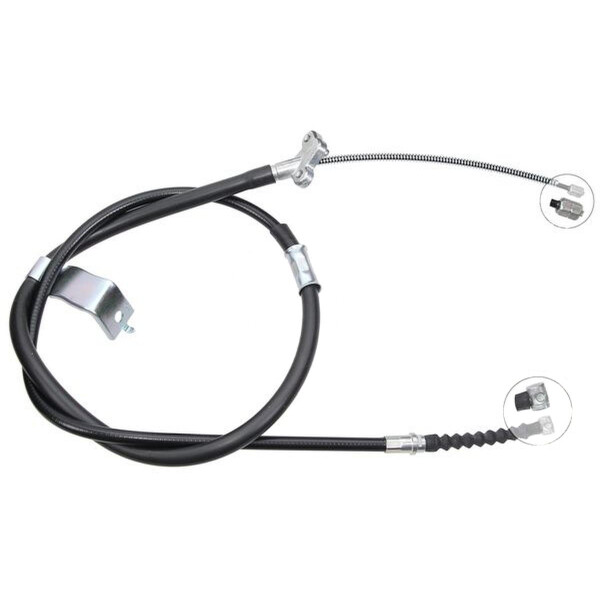 Parking brake cable 1,565 mm drum brake A.B.S. for TOYOTA HIACE and others