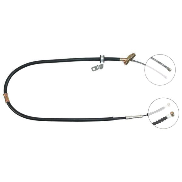 Parking brake cable 1,544 mm drum brake A.B.S. for TOYOTA RAV and others