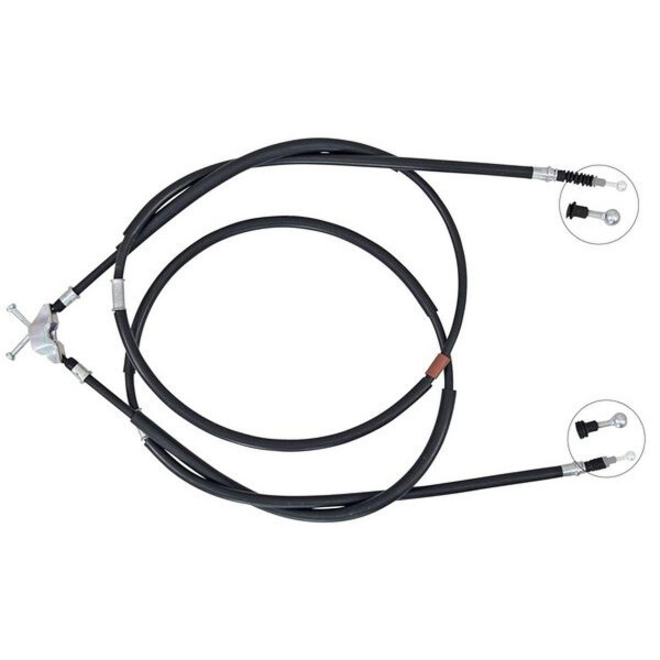 Parking brake cable 1,761 mm disc brake A.B.S. for e.g. OPEL ASTRA