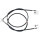Parking brake cable 1,761 mm disc brake A.B.S. for e.g. OPEL ASTRA