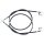 Parking brake cable 1,760 mm disc brake A.B.S. for OPEL ASTRA