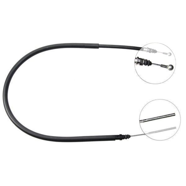 Parking brake cable 1,041 mm disc brake A.B.S. for CITROËN C8 and others