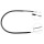 Parking brake cable 1,041 mm disc brake A.B.S. for CITROËN C8 and others