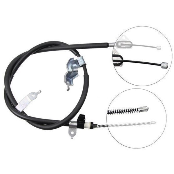 Parking brake cable 1,556 mm drum brake A.B.S. for TOYOTA YARIS and others