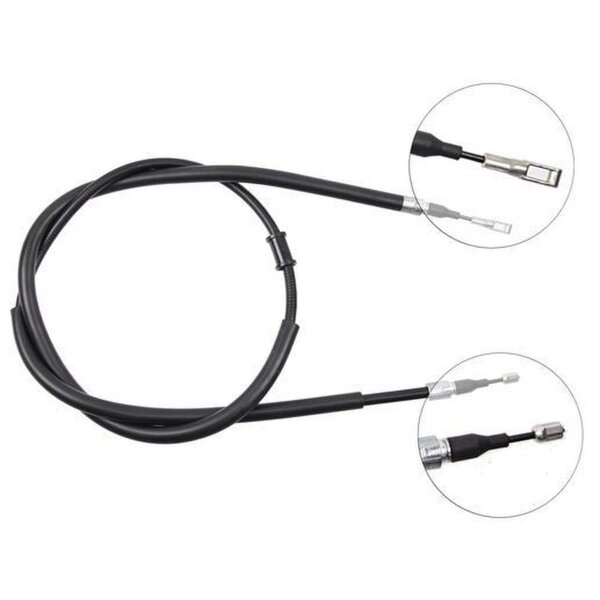 Parking brake cable 1,740 mm disc brake A.B.S. for e.g. AUDI 80