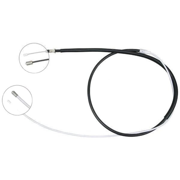 Parking brake cable 2.220 mm disc brake A.B.S. for e.g. RENAULT LAGUNA