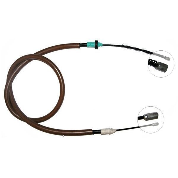 Parking brake cable 1,415 mm drum brake A.B.S. for RENAULT CLIO and others