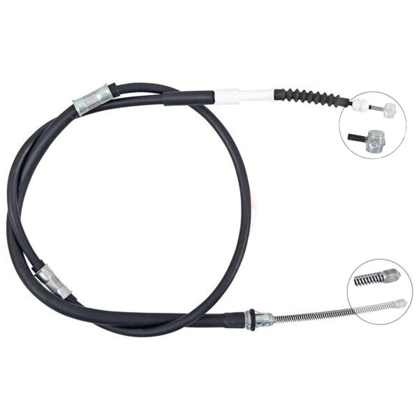 Parking brake cable 1,585 mm drum brake A.B.S. for TOYOTA COROLLA and others