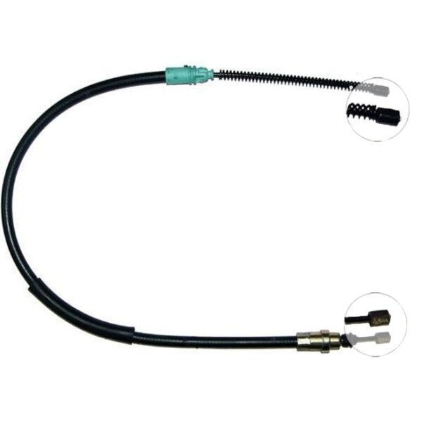 Seilzug Feststellbremse kein Wegrollen 750 mm A.B.S. für u.a. PEUGEOT 406