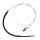 Parking brake cable 1,840 mm disc brake A.B.S. for CITROËN C5 and others