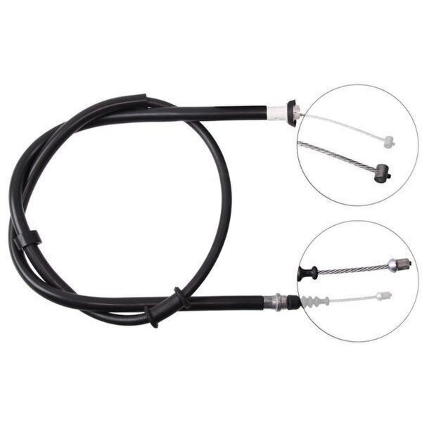 Seilzug Feststellbremse 1.491 mm Scheiben A.B.S. für u.a. ABARTH 500 595 695