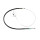 Parking brake cable no rolling 1.716 mm A.B.S. for CITROËN C3 and others