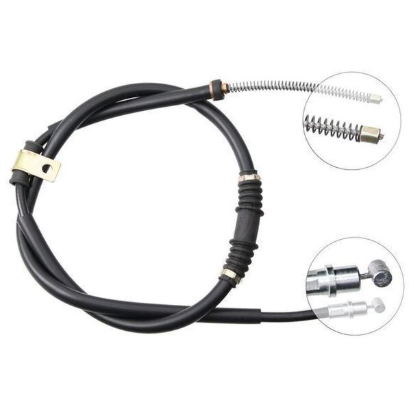 Parking brake cable 1,349 mm drum brake A.B.S. for MITSUBISHI COLT