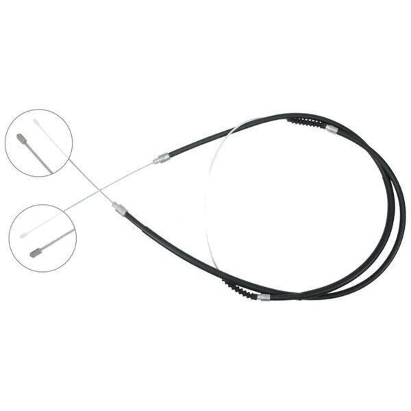 Parking brake cable 2.806 mm drum brake A.B.S. for PEUGEOT BOXER and others