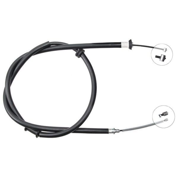 Parking brake cable 1,695 mm drum brake A.B.S. for CITROËN NEMO and others