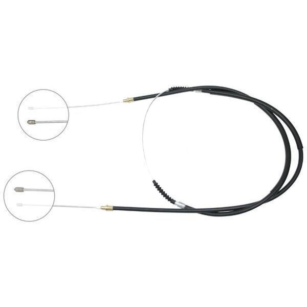 Parking brake cable 2,740 mm disc brake A.B.S. for CITROËN JUMPER and others