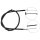 Parking brake cable 1,710 mm drum brake A.B.S. for FIAT FIORINO and others