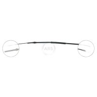 Parking brake cable 743 mm disc brake A.B.S. for PEUGEOT 605