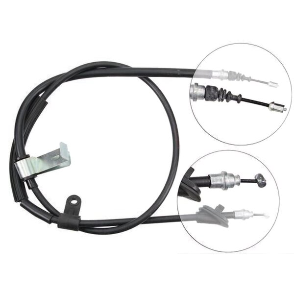 Parking brake cable 1,662 mm A.B.S. for e.g. ALFA ROMEO BRERA