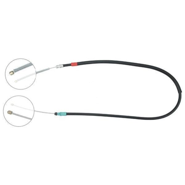 Parking brake cable 1,390 mm drum brake A.B.S. for RENAULT TRAFIC and others