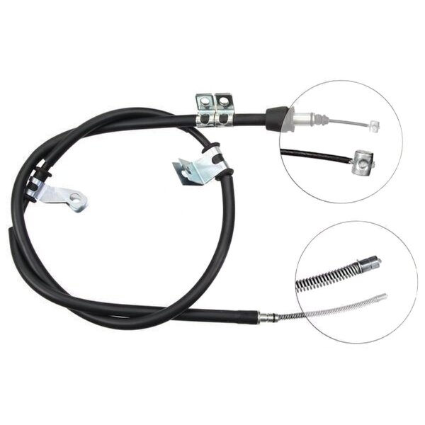Parking brake cable 1,650 mm drum brake A.B.S. for HYUNDAI MATRIX