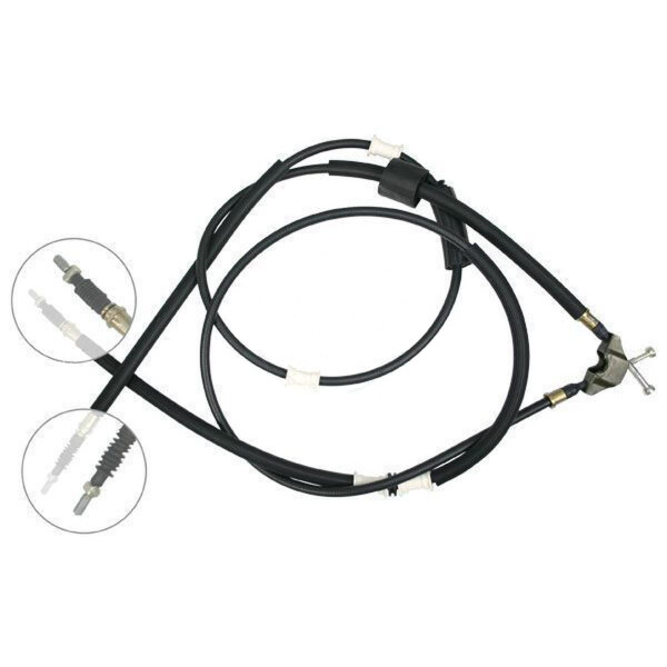 Parking brake cable no rolling 1.610 mm A.B.S. for OPEL MERIVA