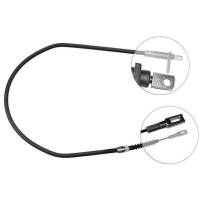 Parking brake cable 992 mm discs A.B.S. for MERCEDES-BENZ...