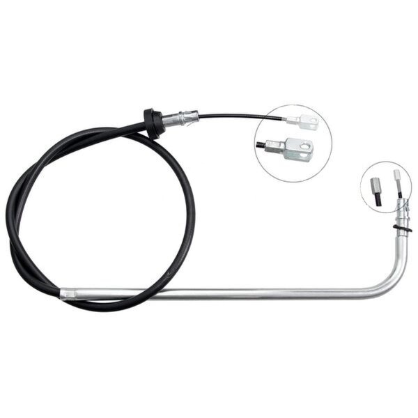 Parking brake cable 1,658 mm A.B.S. for FORD TRANSIT and others