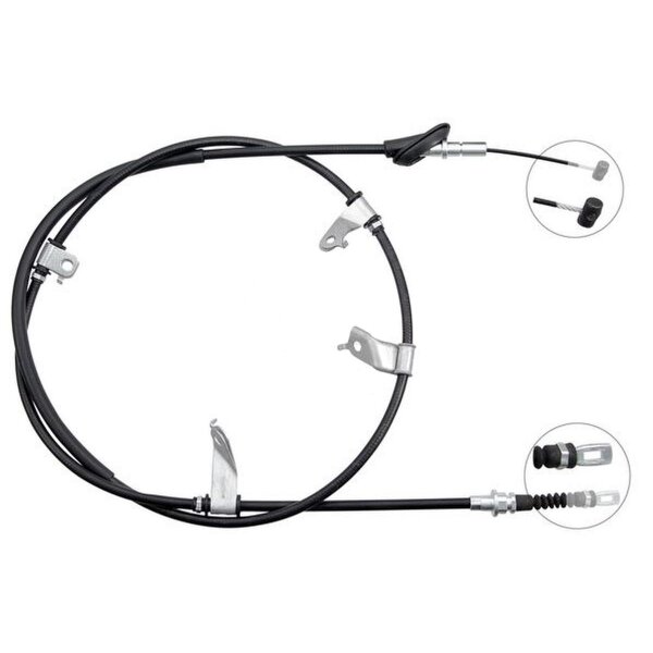 Seilzug Feststellbremse 2.148 mm Scheibenbremse A.B.S. für u.a. HONDA CIVIC