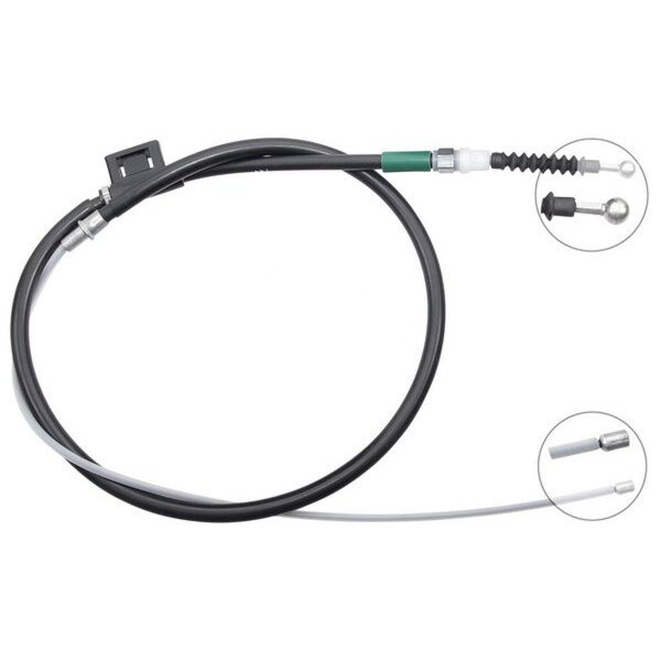 Parking brake cable 1,683 mm disc brake A.B.S. for SEAT LEON and others