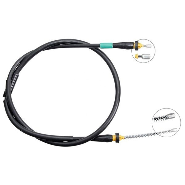 Parking brake cable 1,610 mm drum brake A.B.S. for RENAULT CLIO and others