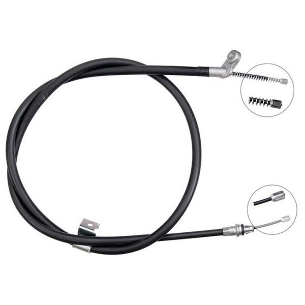 Seilzug Feststellbremse 1.672 mm Scheibenbremse A.B.S. für u.a. NISSAN JUKE