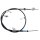 Parking brake cable 1,910 mm disc brake A.B.S. for TOYOTA VERSO and others