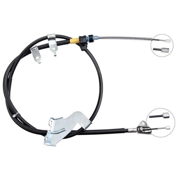 Parking brake cable 1,693 mm drum brake A.B.S. for TOYOTA YARIS and others