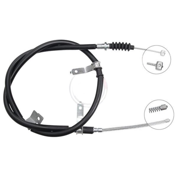 Parking brake cable no rolling 1.562 mm A.B.S. for KIA SEPHIA and others