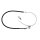 Parking brake cable 1,700 mm disc brake A.B.S. for e.g. CITROËN C2