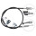 Parking brake cable 1,540 mm disc brake A.B.S. for e.g. MITSUBISHI COLT