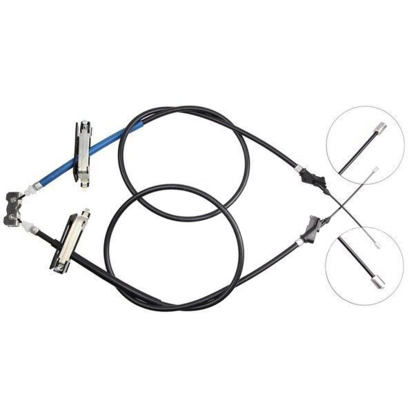 Parking brake cable 1,480 mm drum brake A.B.S. for FORD FOCUS and others