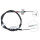 Parking brake cable 1,495 mm disc brake A.B.S. for SSANGYONG REXTON and others