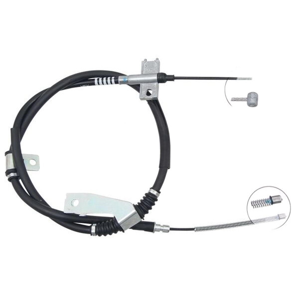 Parking brake cable 1,460 mm drum brake A.B.S. for SSANGYONG KYRON and others