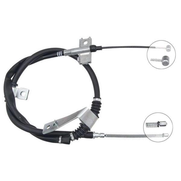 Parking brake cable 1,300 mm drum brake A.B.S. for SSANGYONG KYRON and others