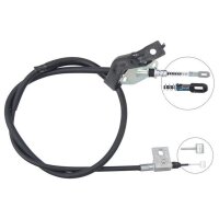 Parking brake cable 1,420 mm discs A.B.S. for SSANGYONG...