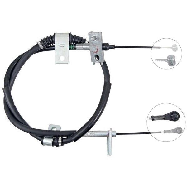 Parking brake cable 1,390 mm disc brake A.B.S. for SSANGYONG REXTON and others