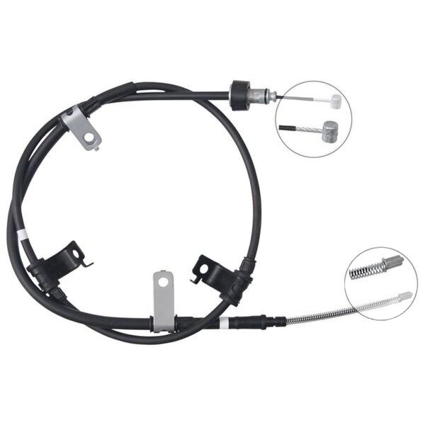 Parking brake cable 1,600 mm drum brake A.B.S. for HYUNDAI GETZ