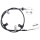 Parking brake cable 1,600 mm drum brake A.B.S. for HYUNDAI GETZ