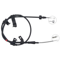 Parking brake cable 1,600 mm drum brake A.B.S. for KIA...